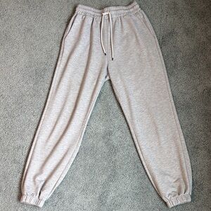 Cuffed Baggy Gray Sweatpants